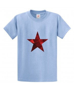 Red Star Classic Unisex Kids and Adults T-Shirt
